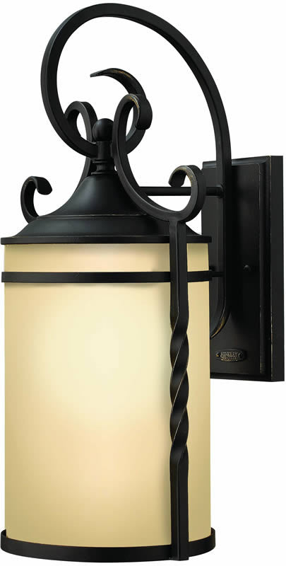 Hinkley Casa 1-Light Large Outdoor Wall Lantern Olde Black 1145OL