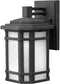 Hinkley Cherry Creek 1-Light LED Outdoor Wall Mount Vintage Black 1270VKLED