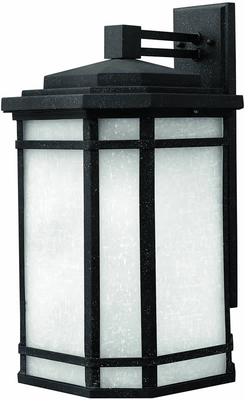 Hinkley Cherry Creek 1-Light Large Outdoor Wall Lantern Vintage Black 1275VK