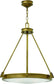 Hinkley Collier 4-Light Chandelier Heritage Brass 3384HB         