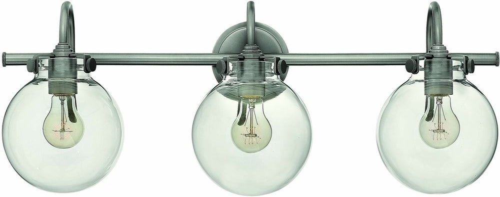 Hinkley Congress 3-Light Bath Vanity Antique Nickel 50034AN