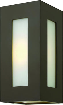 12"H Dorian 2-Light LED Outdoor Wall Light Bronze