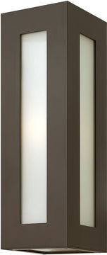 18"H Dorian 1-Light Wall Outdoor Bronze