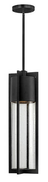 6"W Dwell Outdoor Hanging Lantern Black