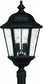 Hinkley Edgewater 4-Light Extra-Large Outdoor Post Lantern Black 1677BK