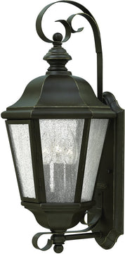 21"H Edgewater 3-Light Outdoor Wall Light Oil Rubbed Bronze 1670OZ
