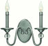 Hinkley Eleanor 2-Light Wall Sconce Polished Antique Nickel 4952PL