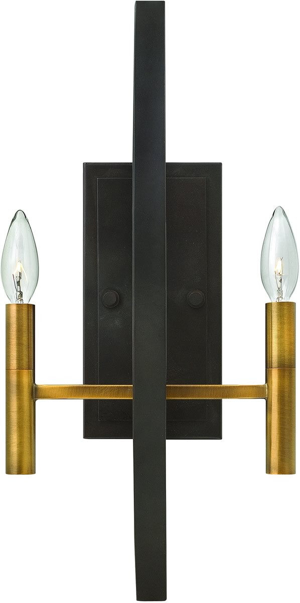 Hinkley Euclid 2-Light Wall Sconce Spanish Bronze 2904RB