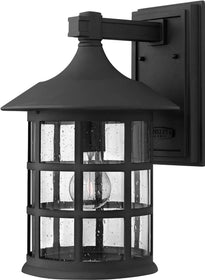 15"H Freeport 1-Light Outdoor Wall Light Black