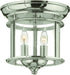 Hinkley Gentry 2-Light Chandelier Polished Nickel 3474HR