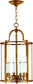 Hinkley Gentry 6-Light Chandelier Heirloom Brass 3478HR         