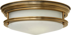 12"W Hadley 2-Light Flush Foyer Brushed Bronze