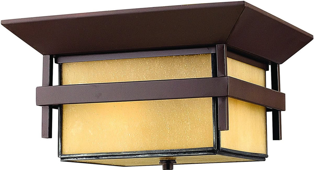Hinkley Harbor 1-Light Outdoor Ceiling Light Anchor Bronze 2573AR-LED
