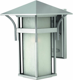 14"H Harbor 1-Light Outdoor Wall Lantern Titanium