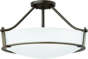 21"W Hathaway 4-Light Chandelier Olde Bronze