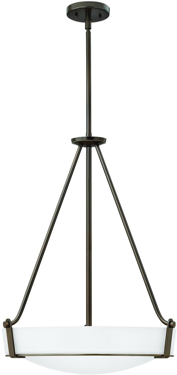 Hinkley Hathaway 1-Light Pendant Olde Bronze 3222OB-WH-LED