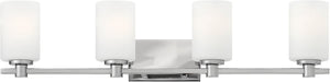 32"W Karlie 4-Light Bath Light Chrome