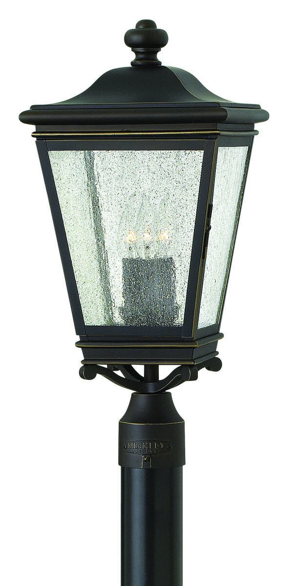 Hinkley Lincoln 3-Light Outdoor Post Light Oil Rubbed Bronze 3523CM