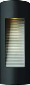 16"H Luna 2-Light LED Outdoor Wall Mount Satin Black