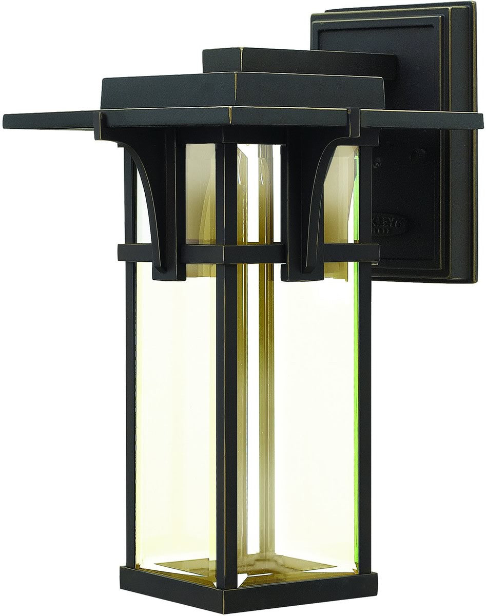 Hinkley Manhattan 1-Light Outdoor Wall Light Oil Rubbed Bronze 3951BN