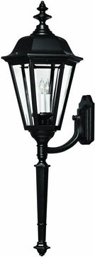 41"H Manor House 1-Light Extra-Large Outdoor Wall Lantern Black