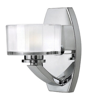5"W Meridian 1-Light Bathroom Vanity Chrome