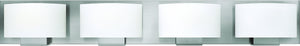 32"W Mila 4-Light Bath Light Brushed Nickel 53554BN