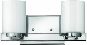 13"W Miley 2-Light Bath Vanity Chrome
