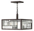 Hinkley Mondrian 4-Light Foyer Pendant Buckeye Bronze 4571KZ