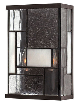 7"W Mondrian 2-Light Wall Sconce Buckeye Bronze