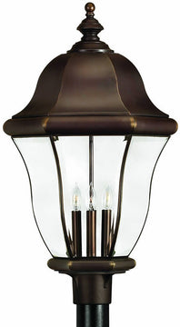 27"H Monticello 4-Light Extra-Large Outdoor Post Lantern Copper Bronze