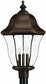 Hinkley Monticello 4-Light Extra-Large Outdoor Post Lantern Copper Bronze 2337CB