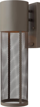 19"H Aria Outdoor Wall Lantern Buckeye Bronze