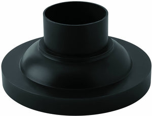 2"H Pier Mount Outdoor Pier Mounting Accessory Black