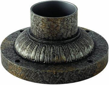 2"H Pier Mount Outdoor Pier Mounting Accessory Black Granite