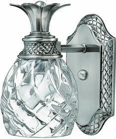 5"W Plantation 1-Light Bath Vanity Polished Antique Nickel