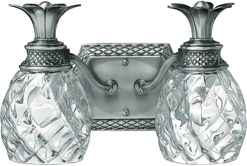 Hinkley Plantation 2-Light Bath Vanity Polished Antique Nickel 5312PL