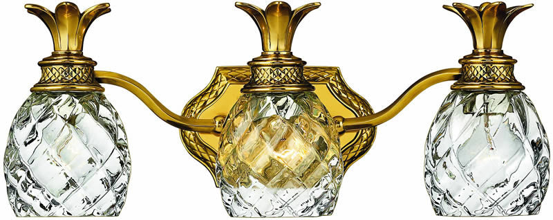 Hinkley Plantation 3-Light Bath Vanity Burnished Brass 5313BB