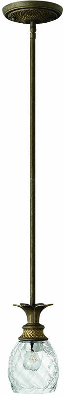 Hinkley Plantation 1-Light Mini Pendant Pearl Bronze 5317PZ