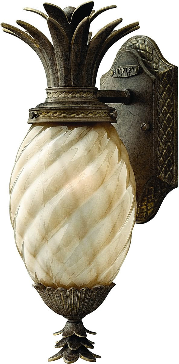 Hinkley Plantation 1-Light Outdoor Wall Light Pearl Bronze 2126PZ-LED