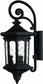 Hinkley Raley 3-Light Outdoor Wall Lantern Museum Black 1604MB