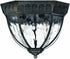 Hinkley Regal 4-Light Outdoor Flush Mount Fixture Black Granite 1713BG