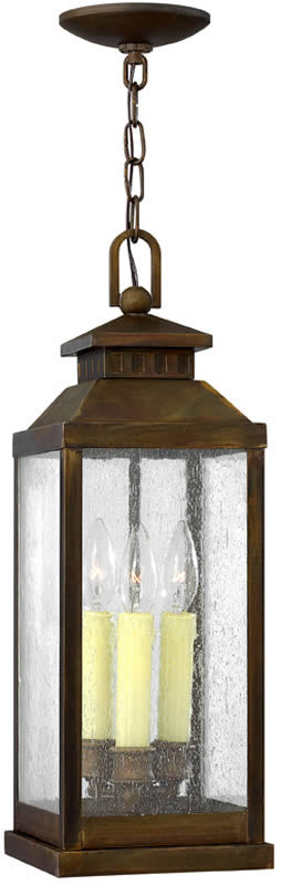 Hinkley Revere 3-Light Outdoor Hanging Lantern Sienna 1182SN
