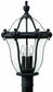 Hinkley San Clemente 3-Light Large Outdoor Post Lantern Museum Black 2441MB