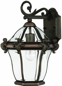 14"H San Clemente 1-Light Outdoor Wall Lantern Copper Bronze