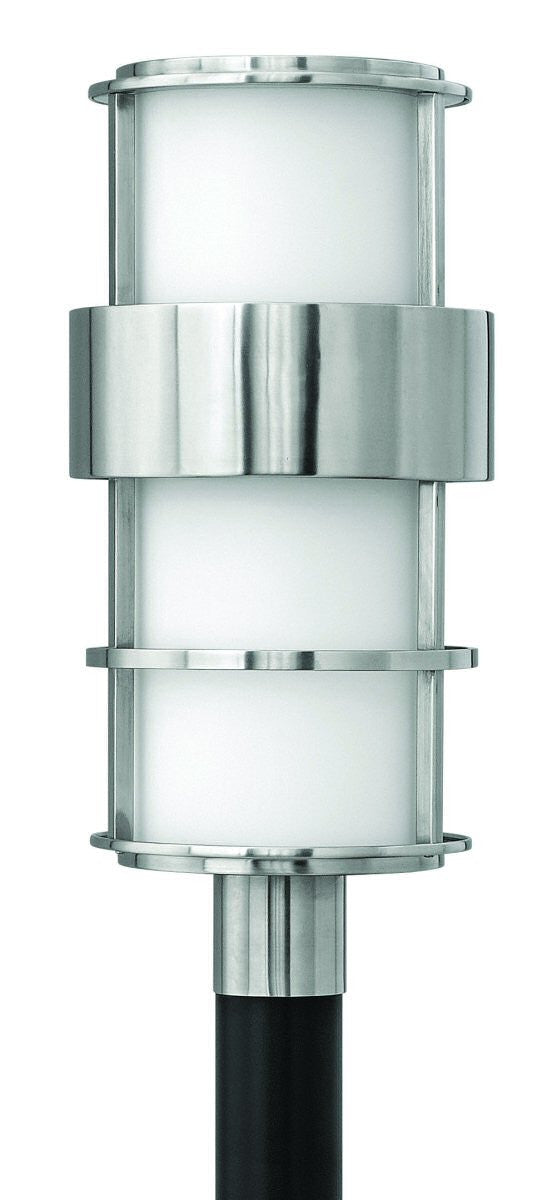 Hinkley Saturn 1-Light Outdoor Post Light Stainless Steel 1901SS-LED