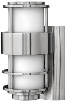 12"H Saturn 1-Light Outdoor Wall Mount Stainless Steel