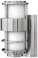 Hinkley Saturn 1-Light Outdoor Wall Mount Stainless Steel 1900SS