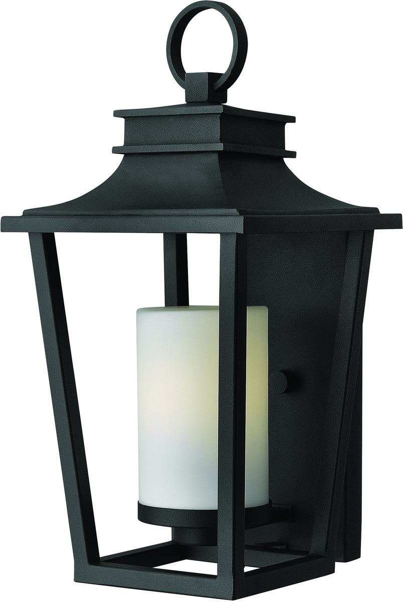 18"H Sullivan 1-Light Medium Outdoor Wall Lantern Black