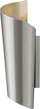 19"H Surf 2-Light Wall Outdoor Stainless Steel
